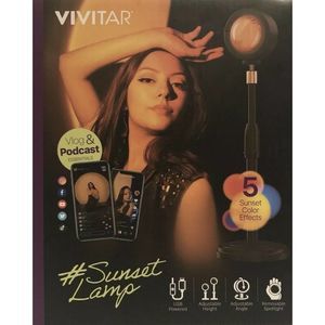 Sunset Lamp Projector Light, Multiple Colors Modern Sunrise Projection Lamp, USB